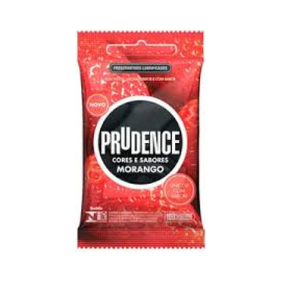 Preservativo Prudence Morango 3un