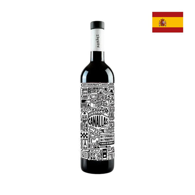 Vinho Tinto Seco Canallas Tempranillo Monastrell 750ml