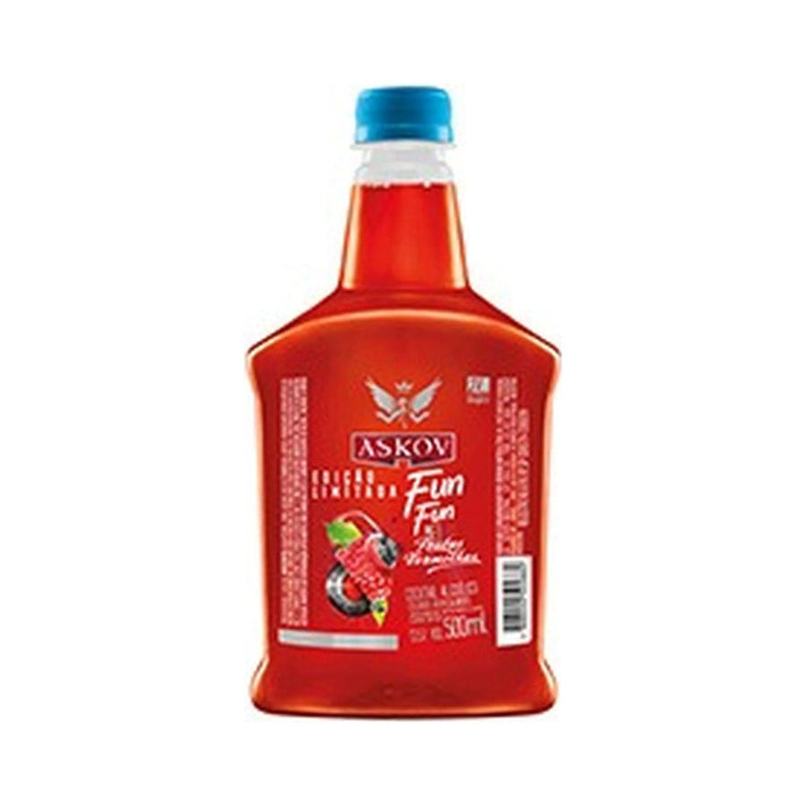 Vodka Askov Fun Fun Frutas Vermelhas 500ml