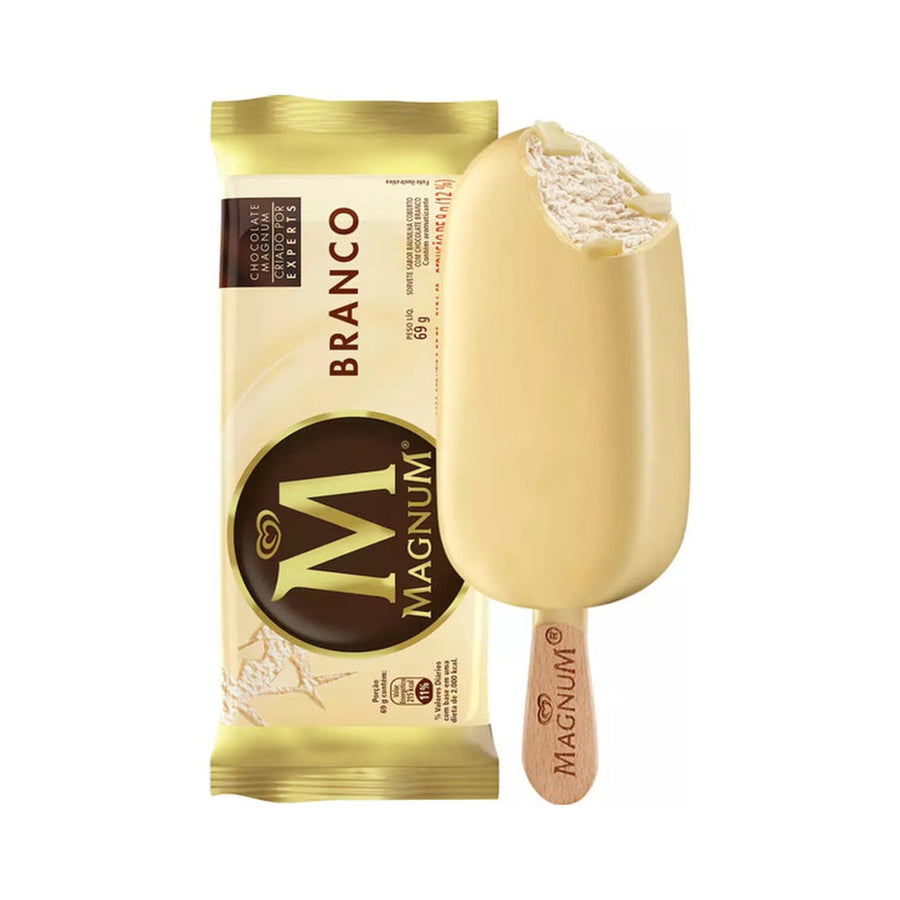 Picolé Magnum White Kibon 69g