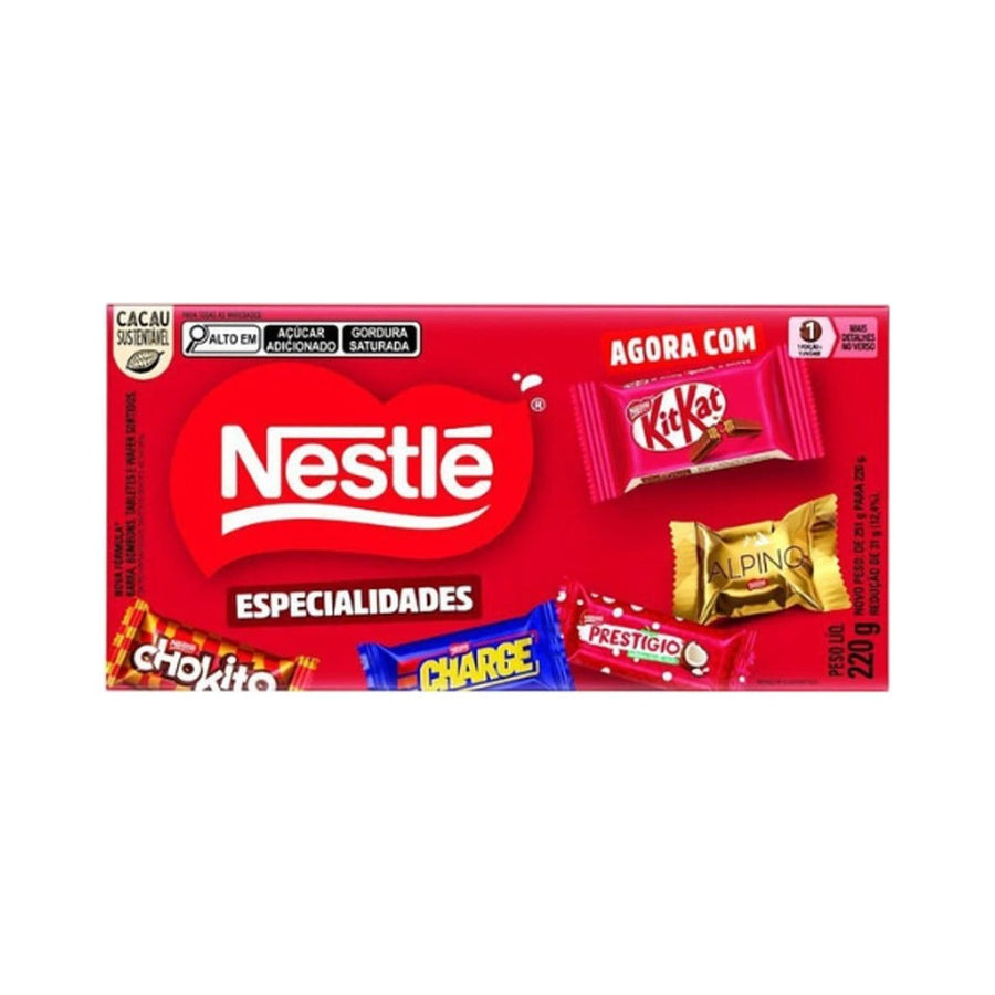 Caixa de Chocolate Nestlé Especialidades 220g