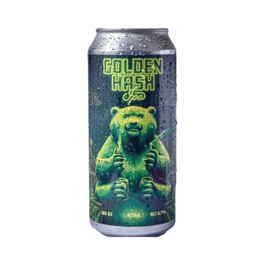 Cerveja Fumaçônica Golden Hash IPA Lata 473ml