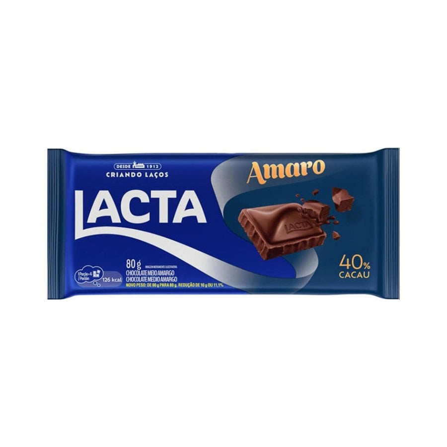 Chocolate Lacta Amaro 40% Cacau 80g