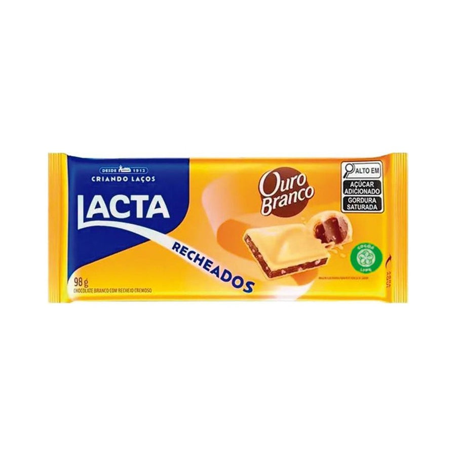 Chocolate Lacta com Recheio Ouro Branco 98g