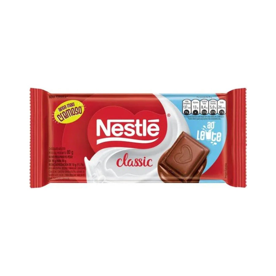 Chocolate Nestlé Classic ao Leite 80g