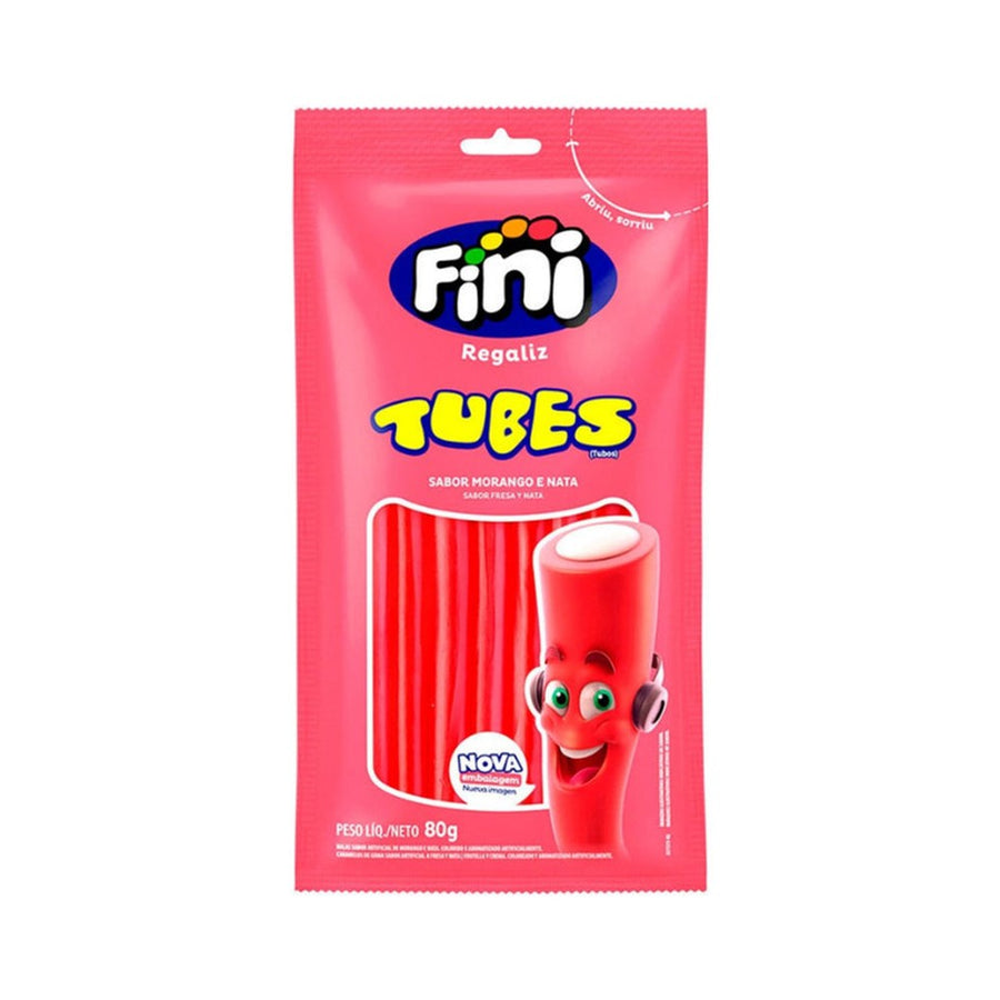 Fini Tubes Morango e Nata 80g