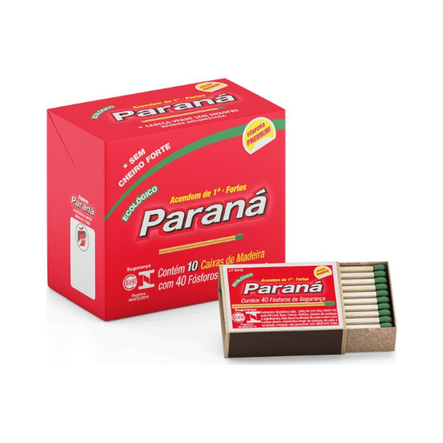 Fósforo Paraná Madeira C/ 40 Unidades