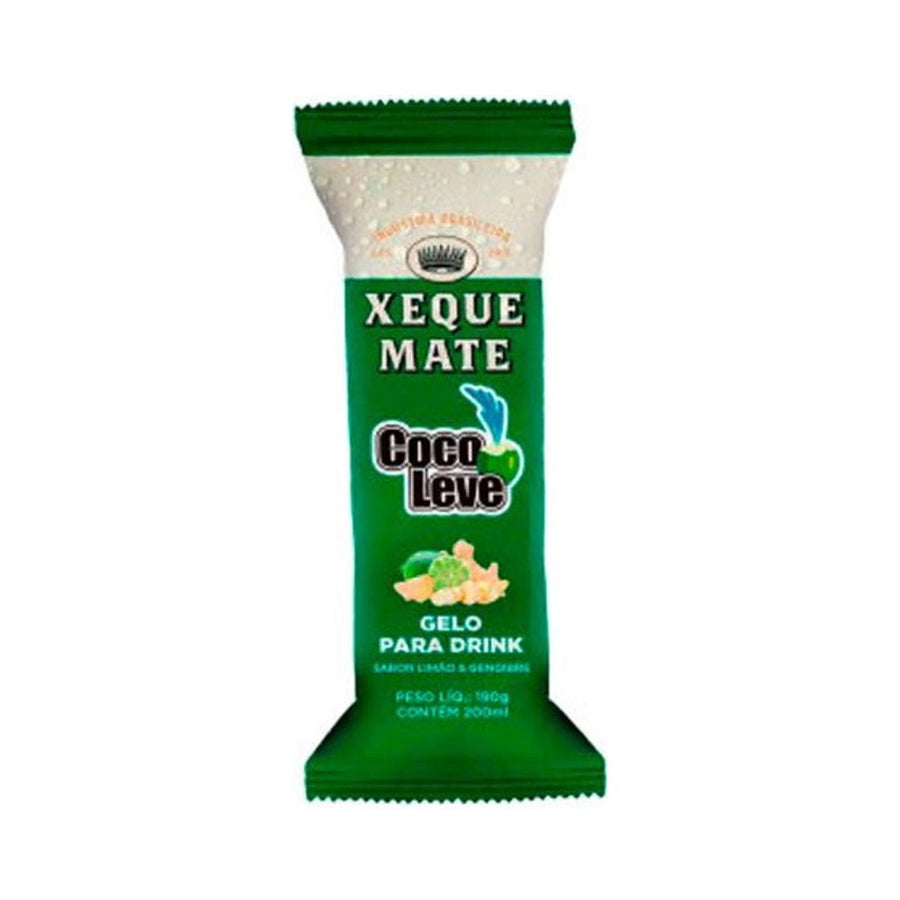 Gelo Saborizado Limão e Gengibre Coco Leve e Xeque Mate 190g