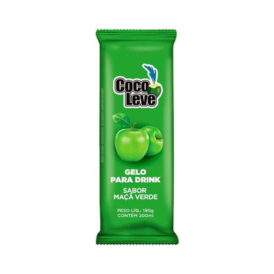 Gelo Saborizado Maçã Verde Coco Leve 190g