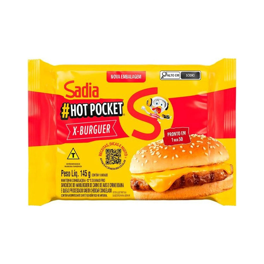 Hot Pocket X- Burguer Sadia 145g