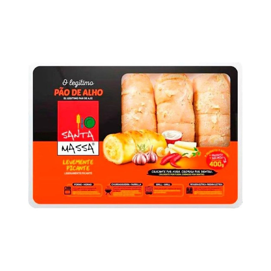 Pão de Alho Picante Santa Massa 400gr