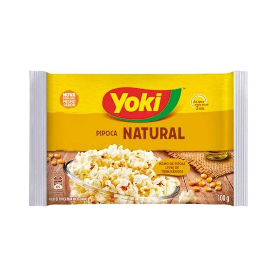 Pipoca para Microondas Yoki Natural 100g