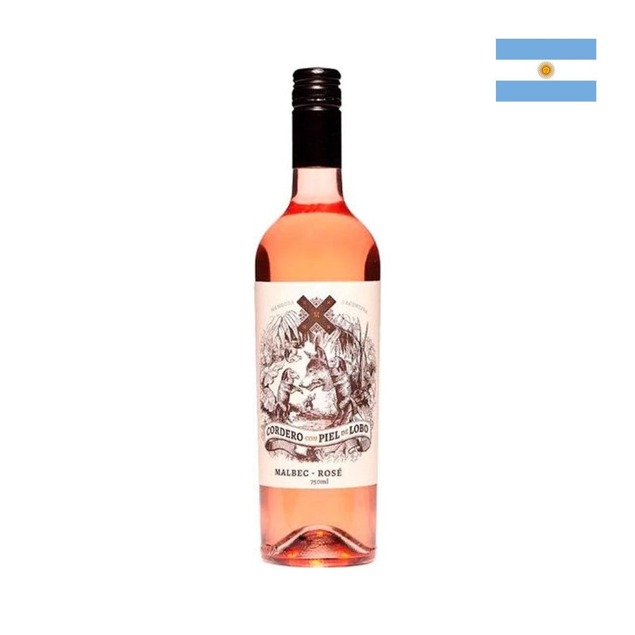 Vinho Rosé Seco Cordero con Piel de Lobo Malbec 750ml