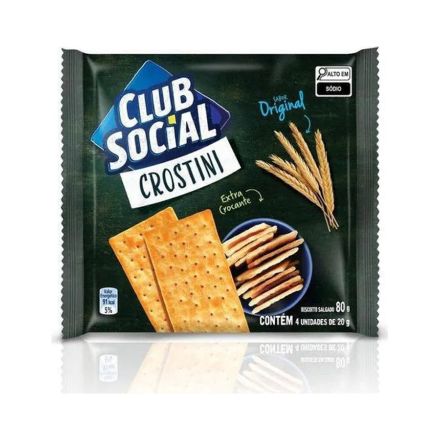 Biscoito Club Social Crostini Original 80g