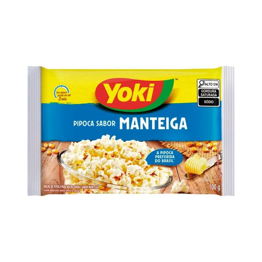 Pipoca para Microondas Manteiga Yoki 100g