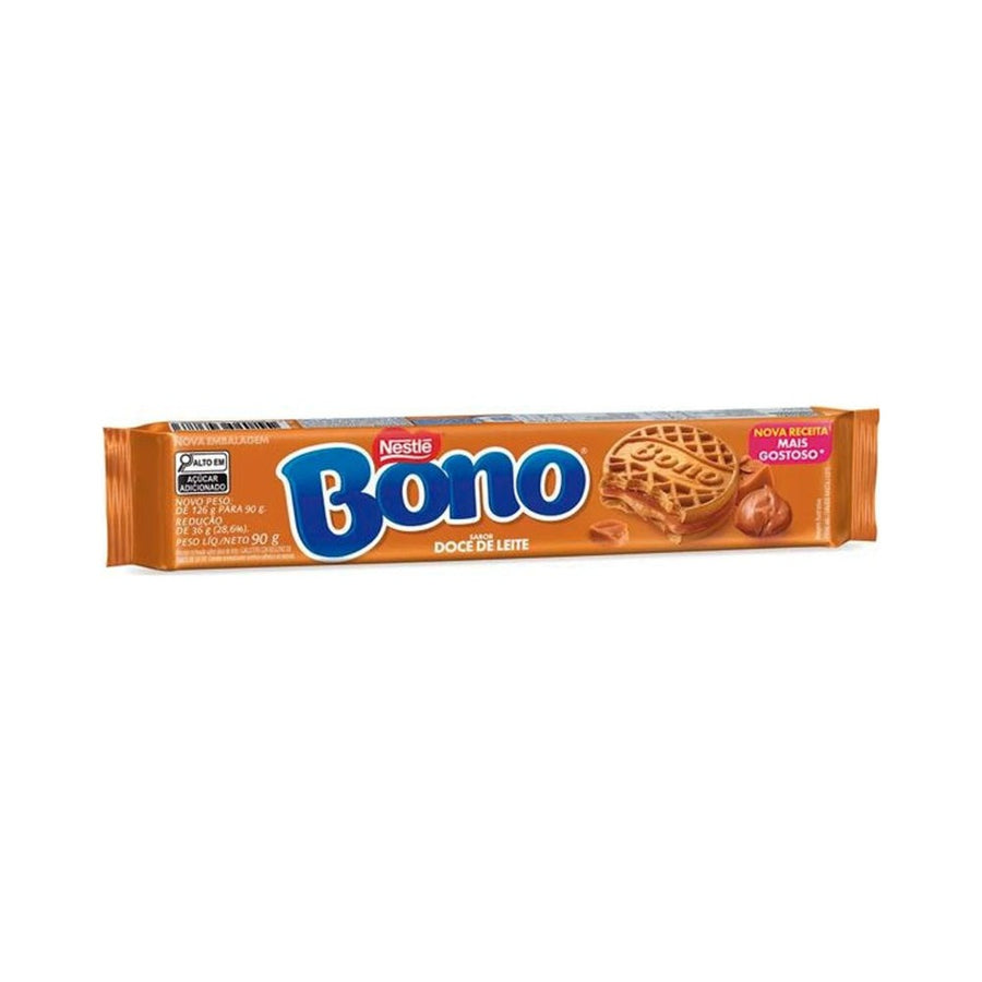 Biscoito Recheado Doce de Leite Bono 90g