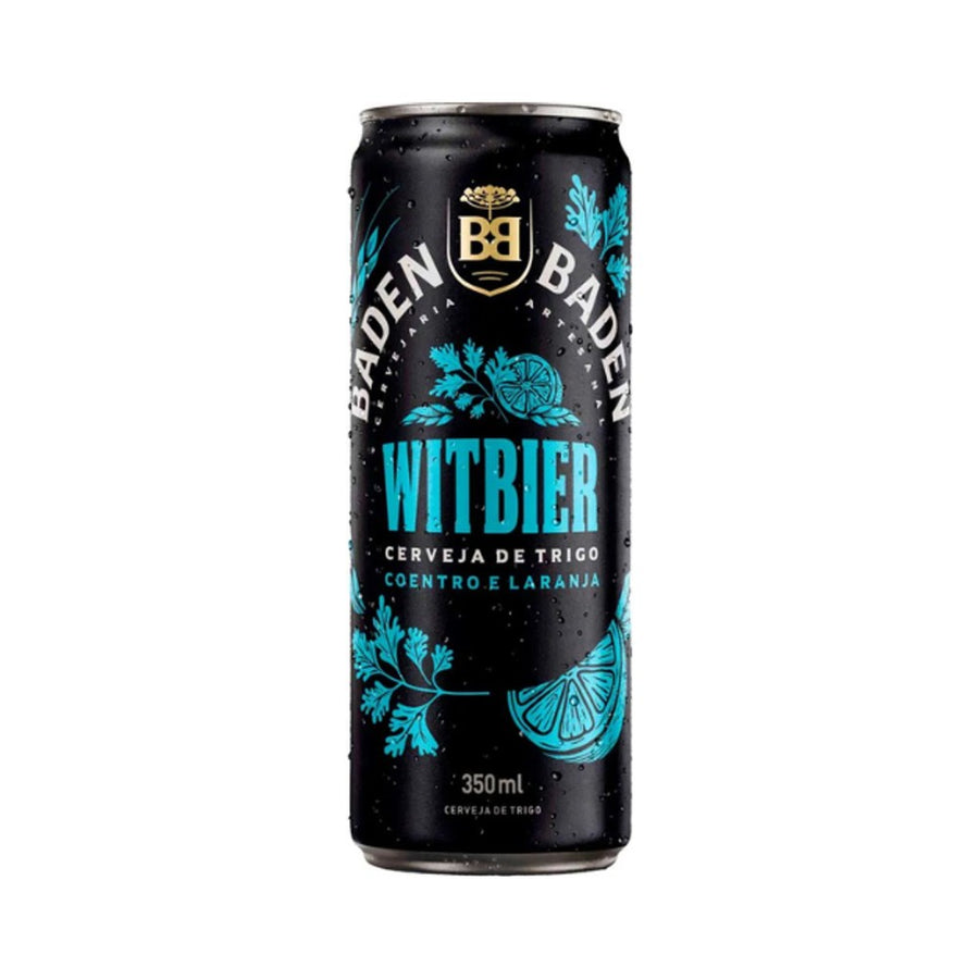 Cerveja Baden Baden Witbier Coentro e Laranja Lata 350ml