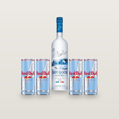 Combo Grey Goose + 4 Red Bull