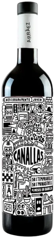 Vinho Tinto Seco Canallas Tempranillo Monastrell 750ml