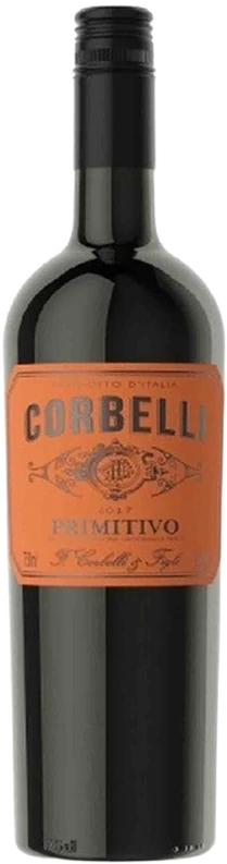 Vinho Tinto Seco Corbelli Primitivo Puglia 750ml