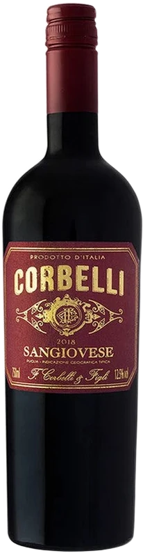 Vinho Tinto Seco Corbelli Sangiovese Puglia 750ml